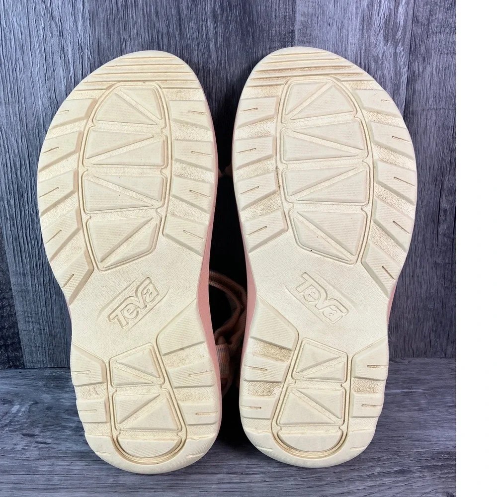 Teva Hurricane XLT2 Kids Size 2 Peach Pastel Geometric Sport Sandals 1019390C
